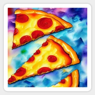 Pepperoni Pizza Slices Sticker